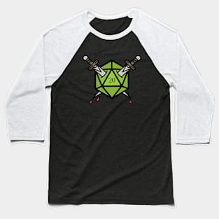 D20 Dice of the Rogue Baseball T-Shirt